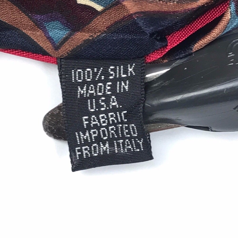 Zianetti Italian Silk Collection Tie Men's Vintage Necktie 57" Classic Length - Picture 7 of 9